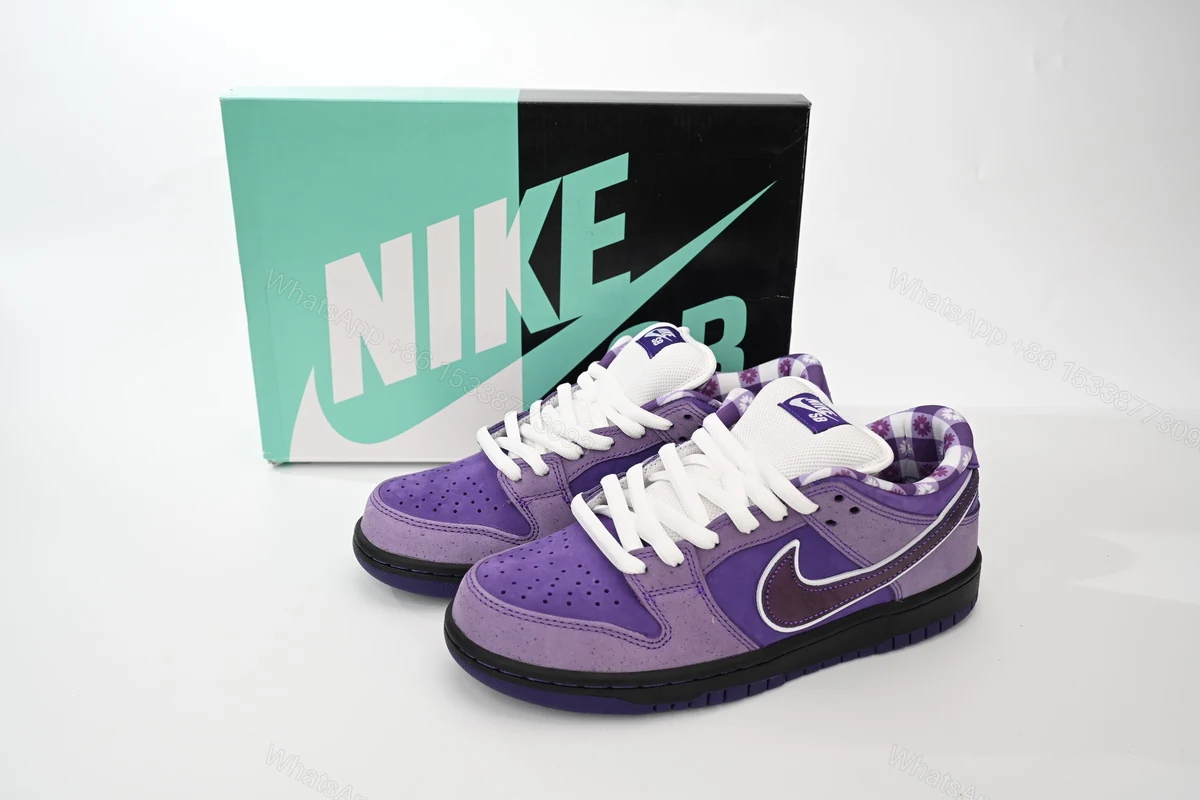 Dope Sneakers Nike SB Dunk Low Pro OG QS Purple Lobster BV1310-555 — view 2