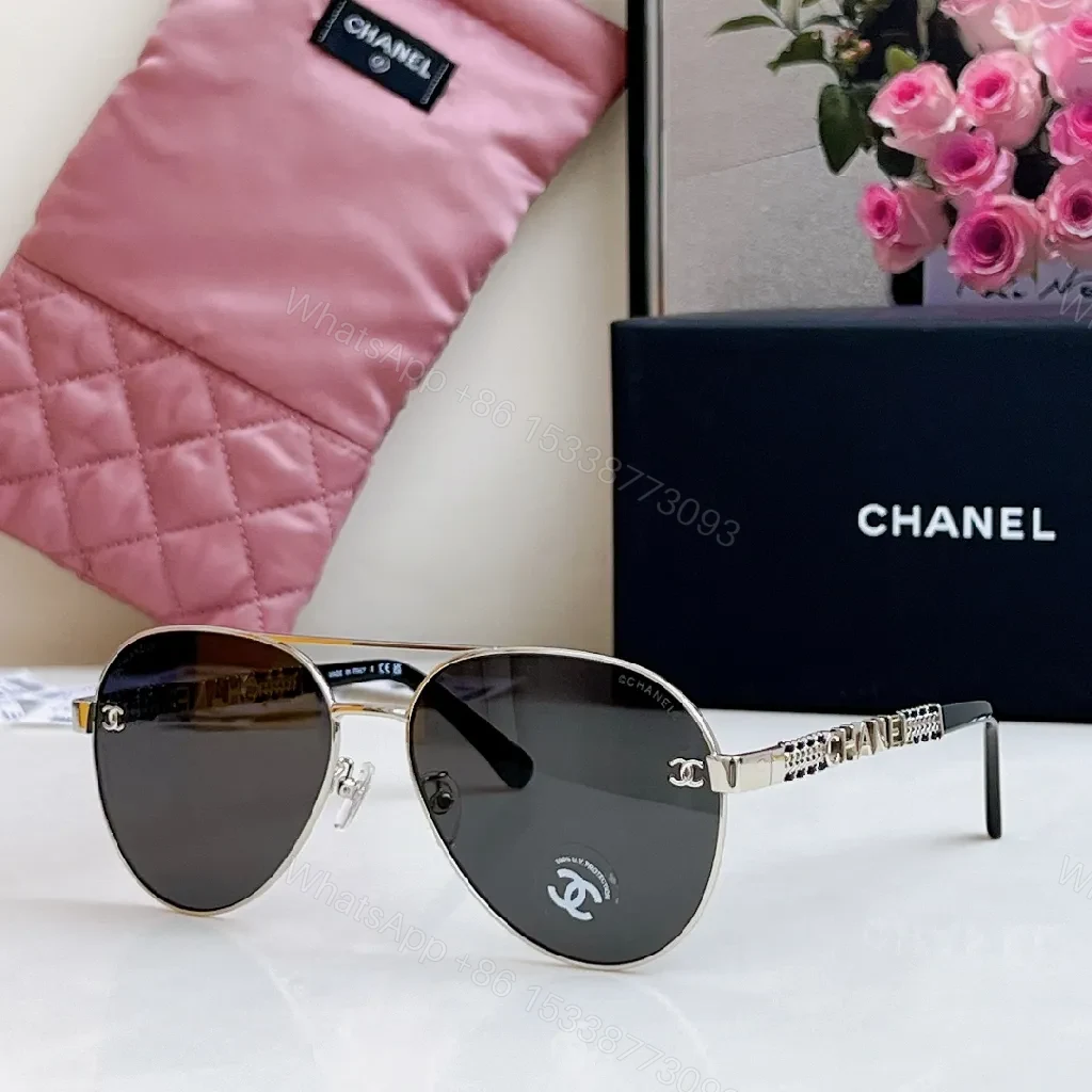 View 9 of Aviator Sunglasses: Gold-Tempo Frame Gradient Lenses, Luxe Style