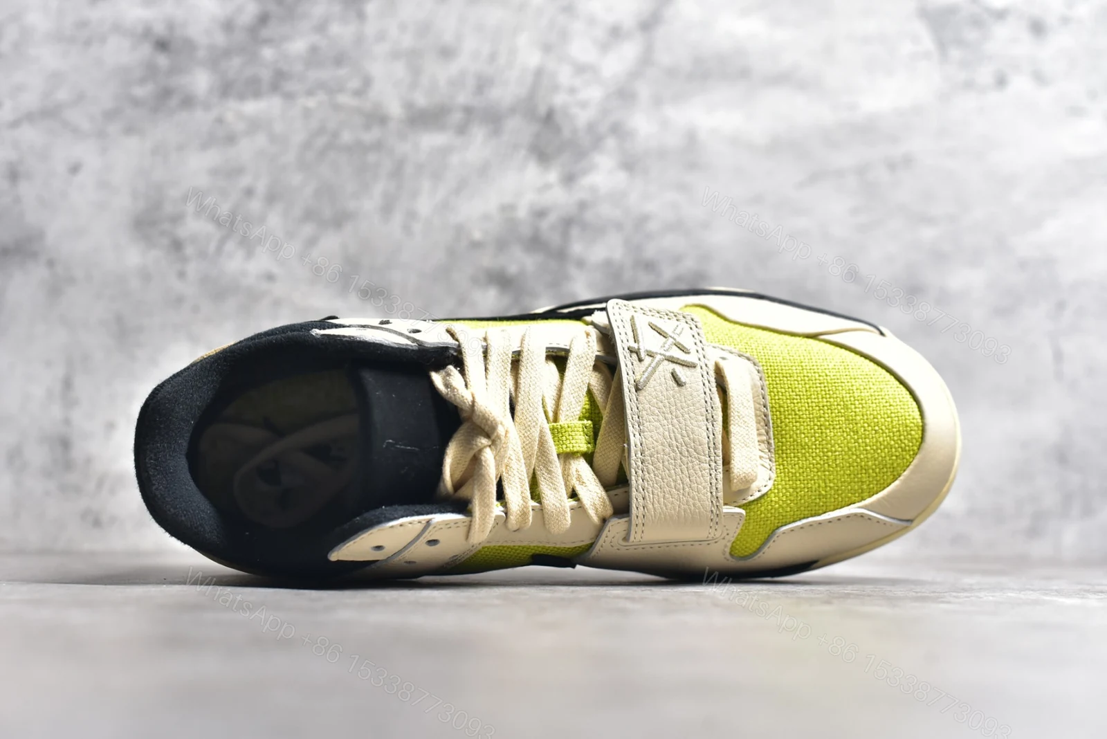 View 7 of Travis Scott x Jordan Jumpman Jack Bright Cactus Replica
