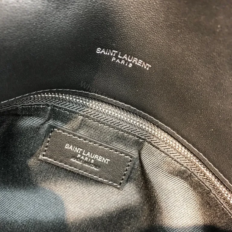 View 4 of Quilted Leather Bag: Signature Hardware, Black, Chic