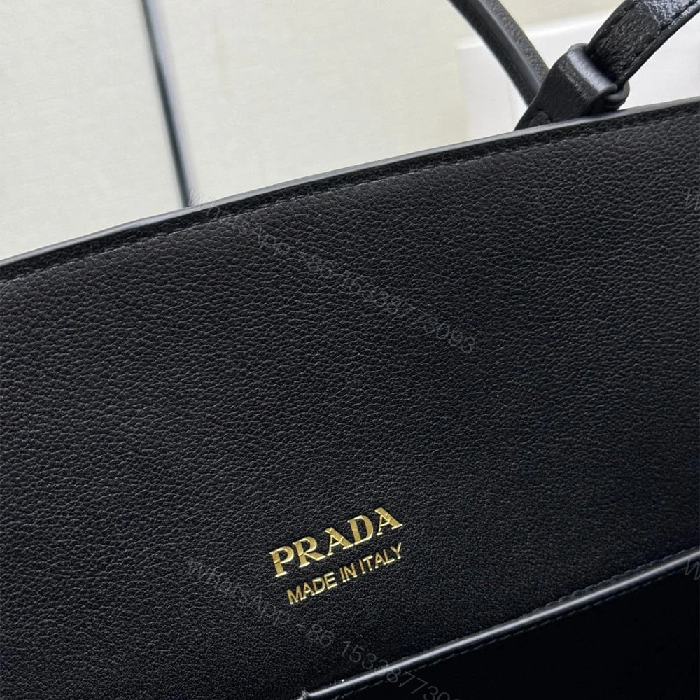 View 7 of Prada Large leather tote bag(HIGH-END GRADE)