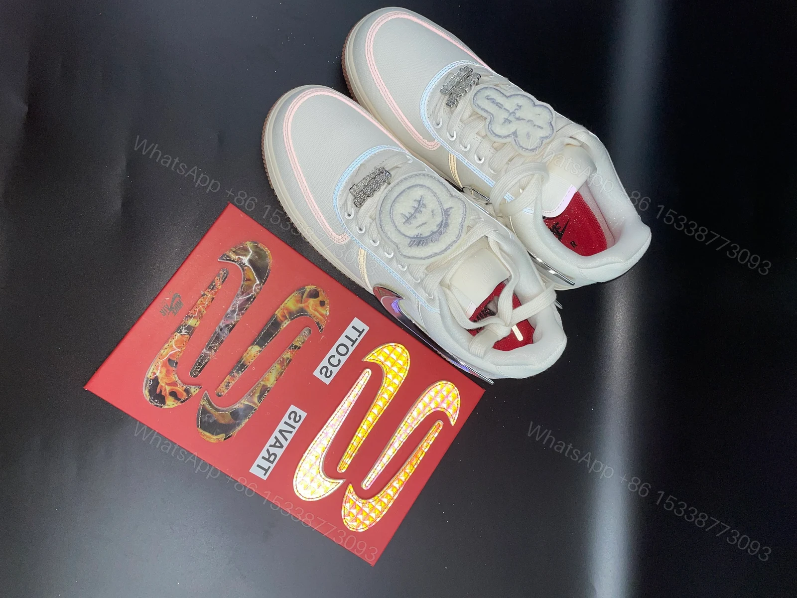 View 9 of Nike Air Force 1 Low Travis Scott Sail