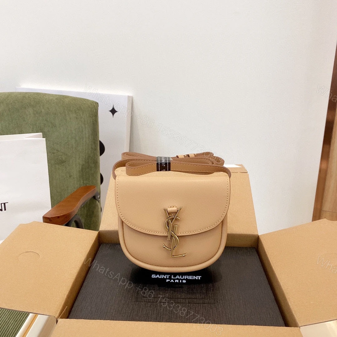 View 4 of Ysl Kaia Small Brown
