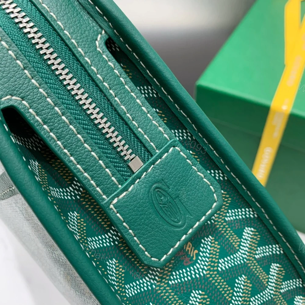 View 3 of 高仿Goyard*JOUVEN5多功能洗漱手拿包藍色小號免檢版