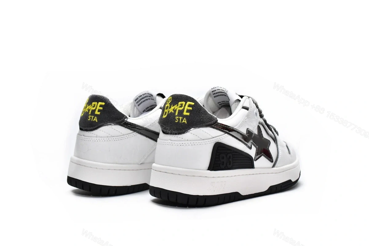 View 2 of A Bathing Ape Bape SK8 Sta White Silver 001FWH801020_WHT_A