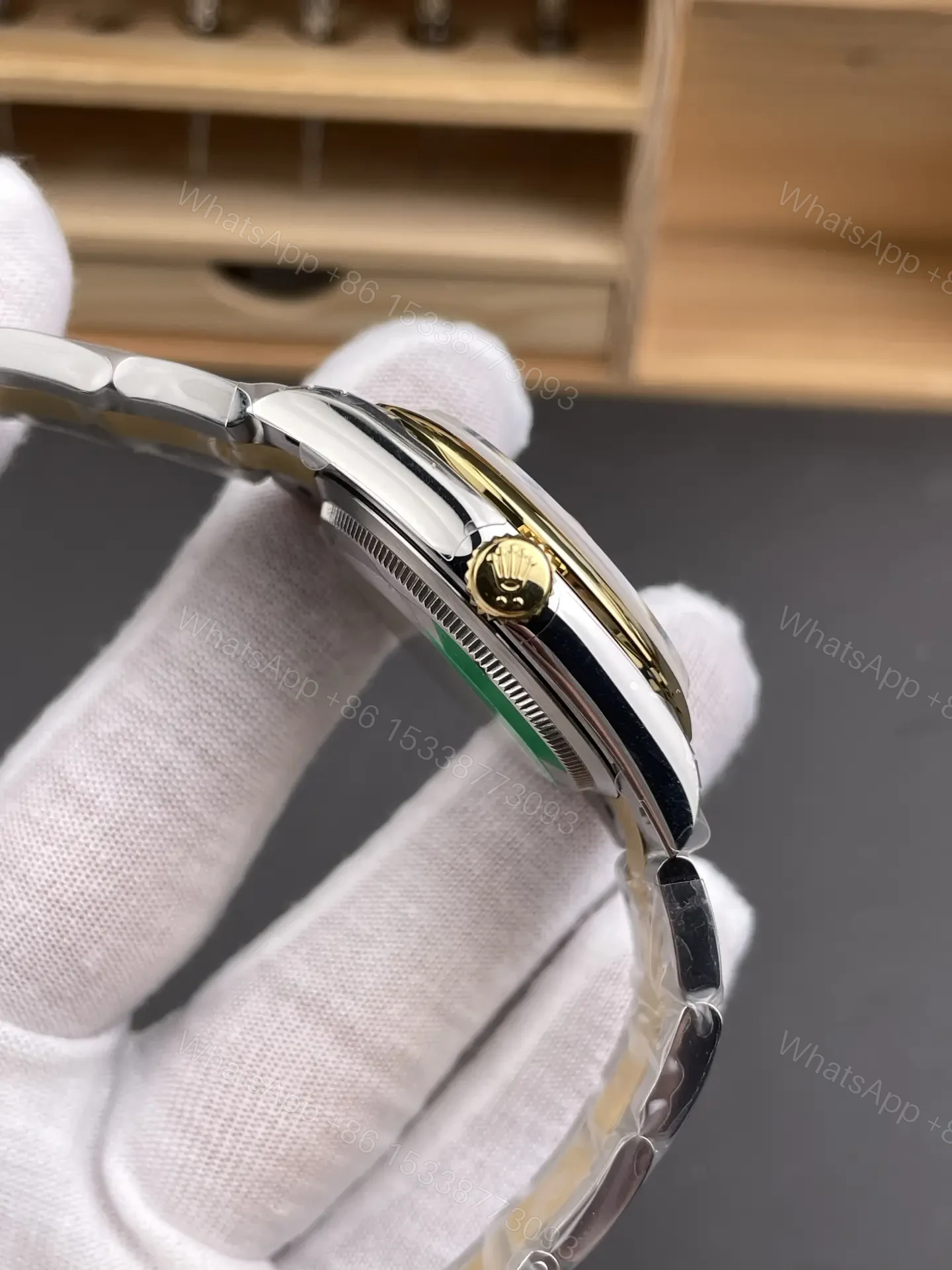 View 4 of Rolex Datejust 31 Rolesor Yellow Domed Oyster MOP 178243-0001