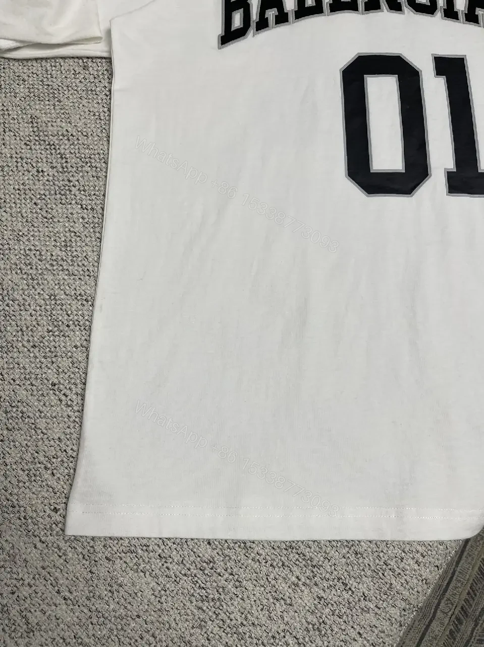 View 4 of Premium White Oversized Graphic Tee - Bold Streetwear Style