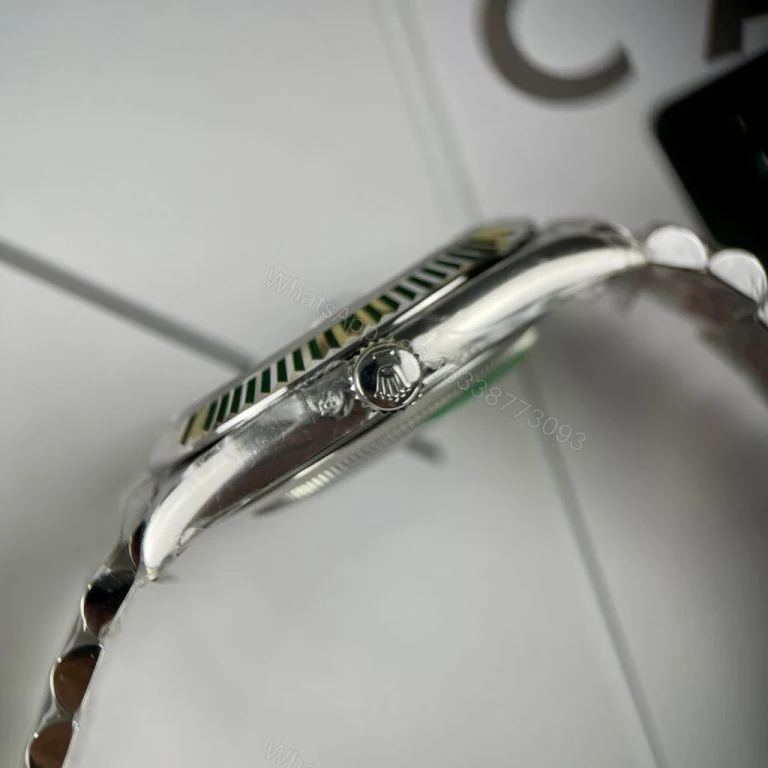 View 2 of Datejust 41mm Super Clone Mother Of Pearl Dial Moissanite Diamonds