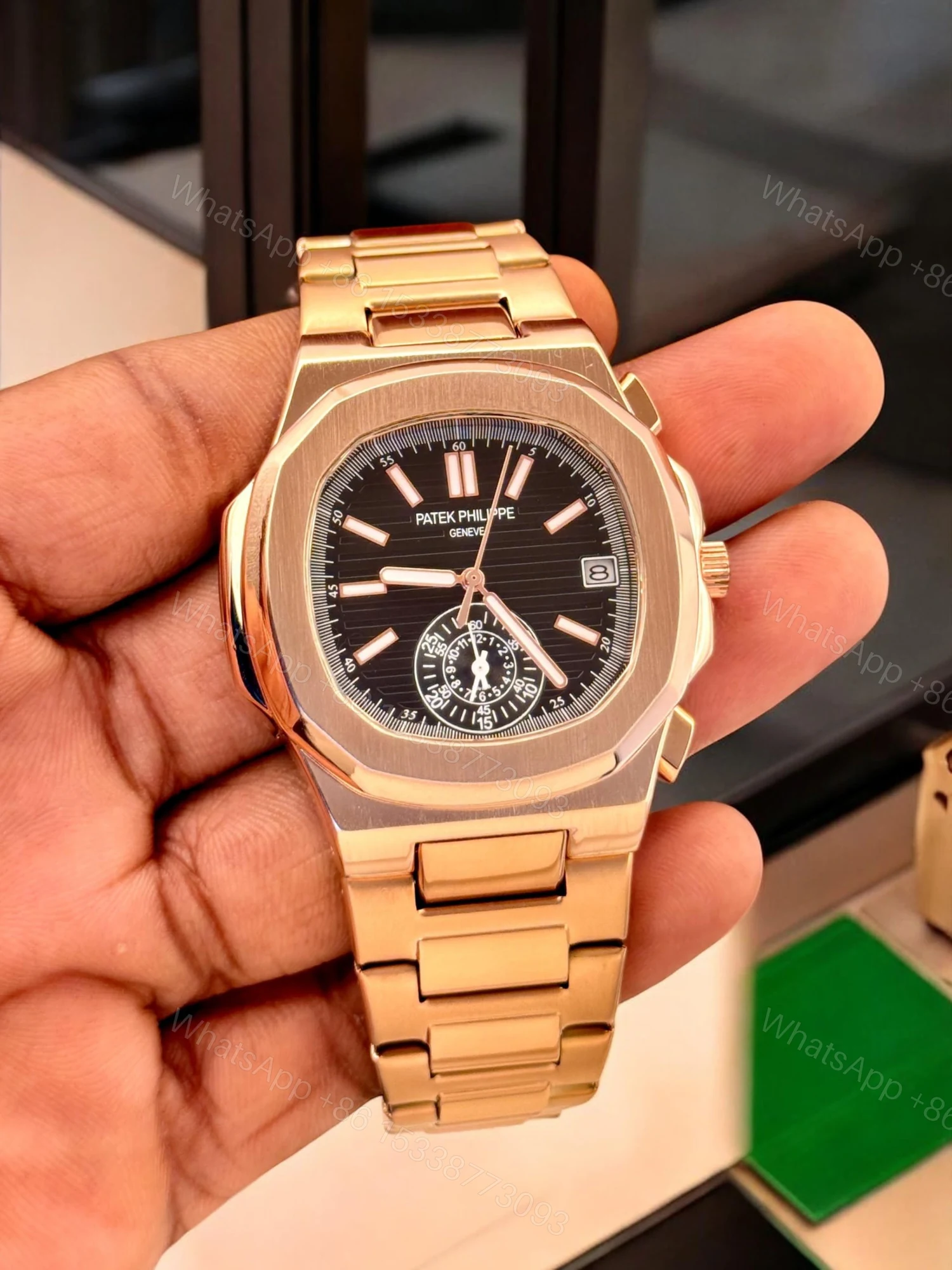 View 4 of FIRST COPY PATEK PHILIPPE BRANDED WATCH