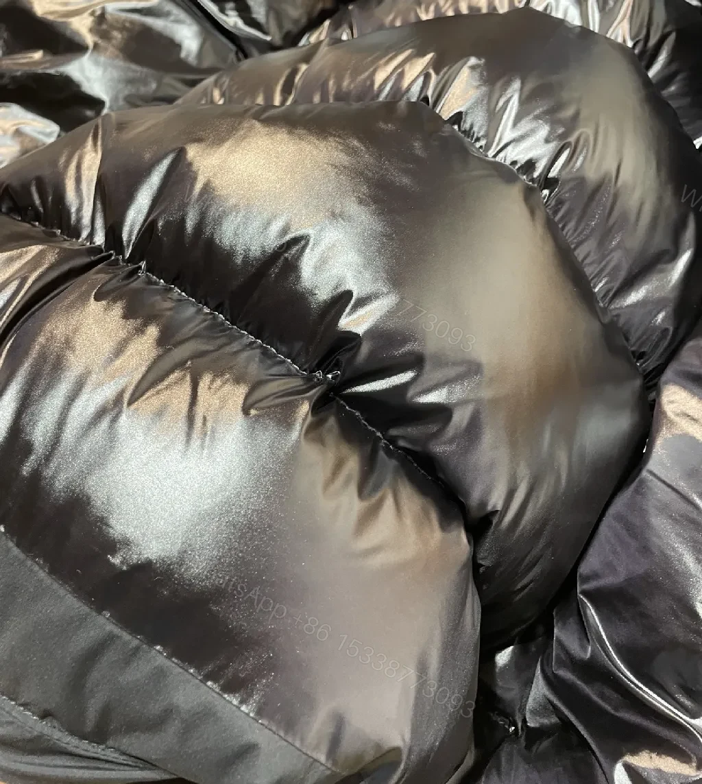 View 10 of Padded Down Coat: Luxe Quilted, Windproof Warmth, Black