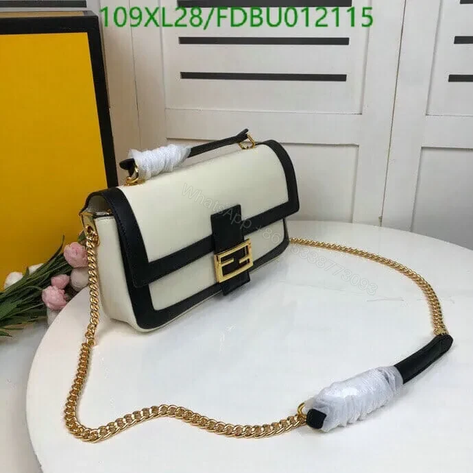 View 12 of Fendi Knockoff Baguette Chain Leather Medium Bag FDBU817 – Timeless Elegance