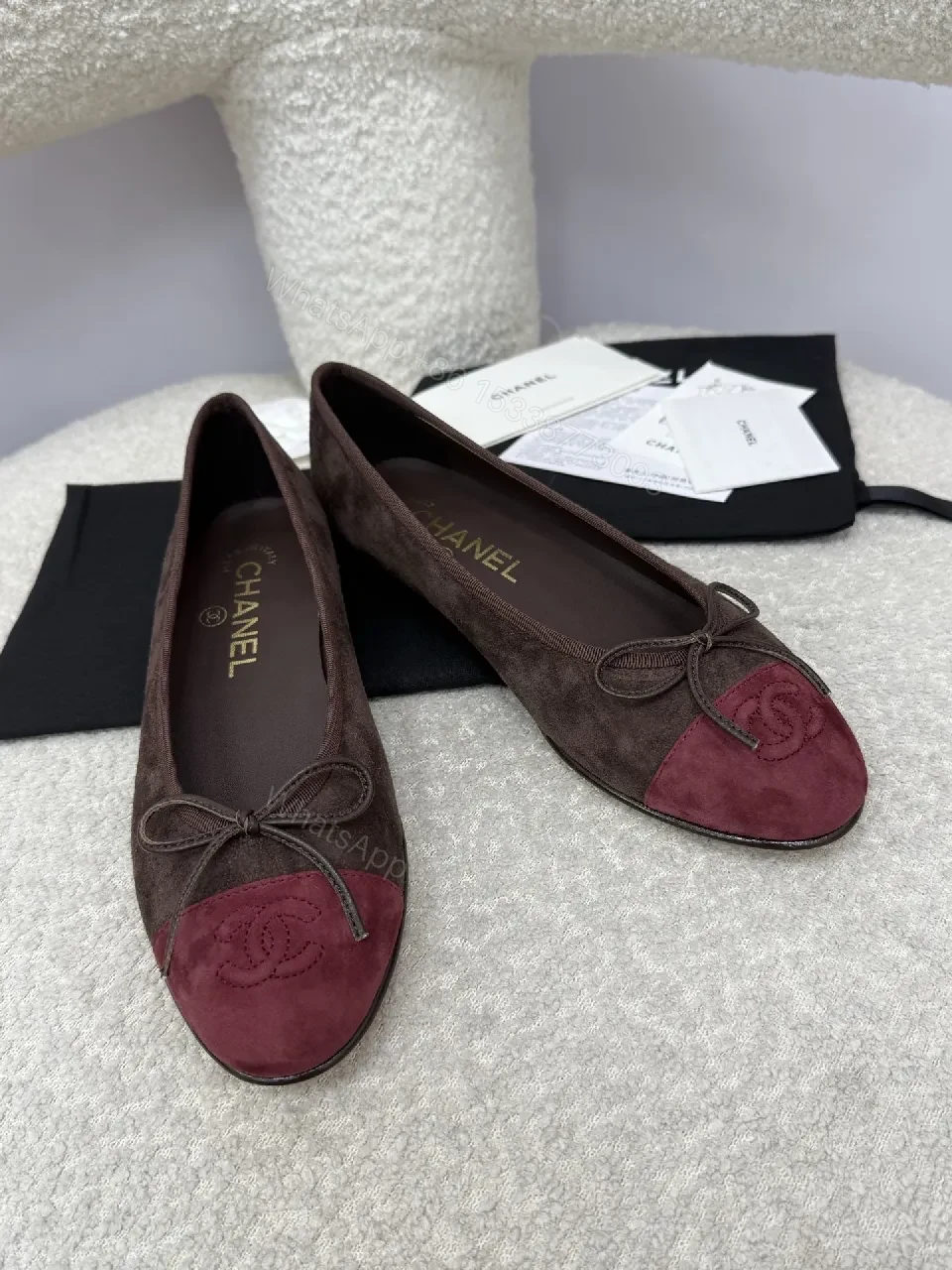 View 9 of Two-Tone Suede Pumps: Elegant Comfort and Subtle Detail