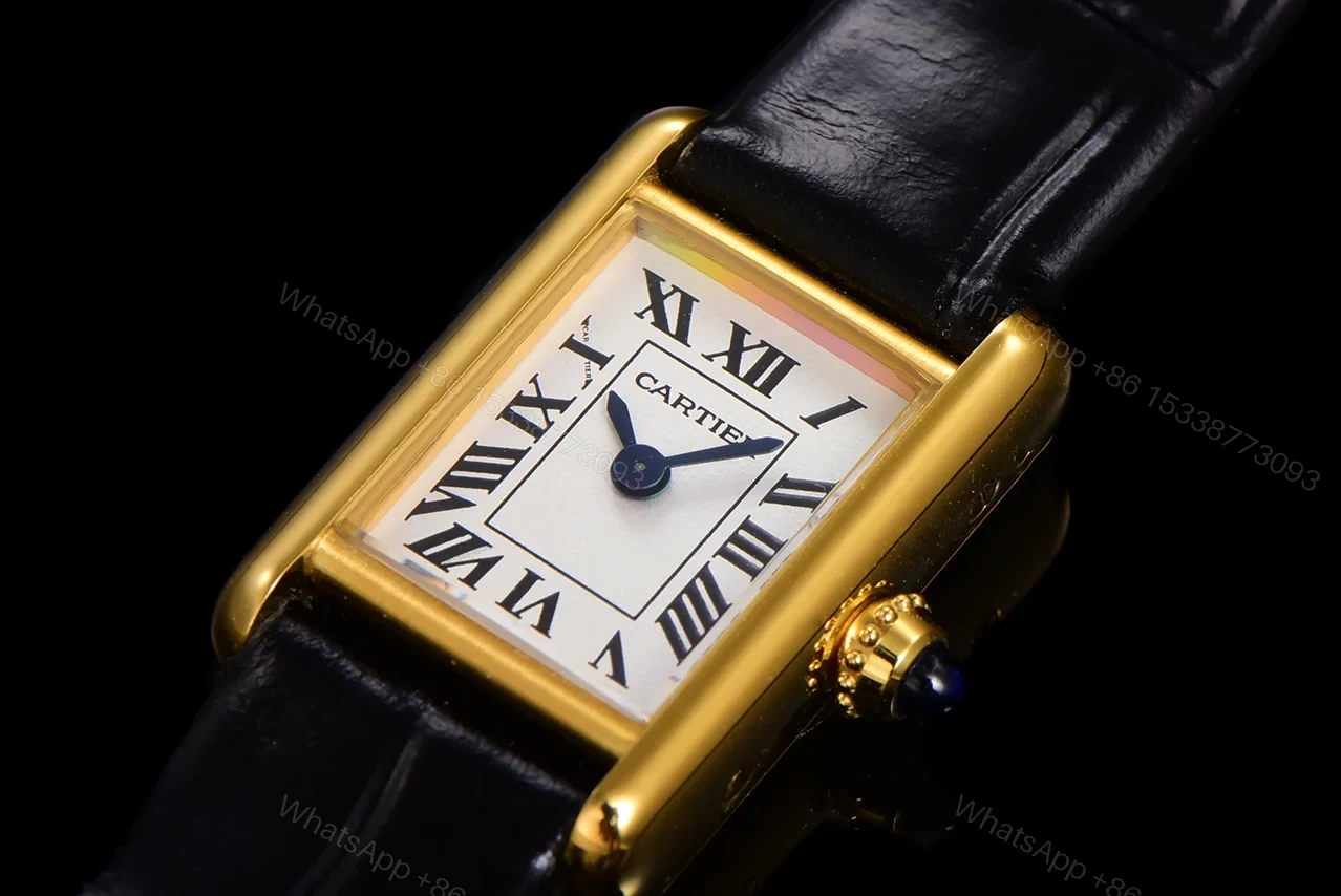 View 3 of Cartier Tank Louis Cartier Large Quartz Yellow Gold Silver WGTA0067