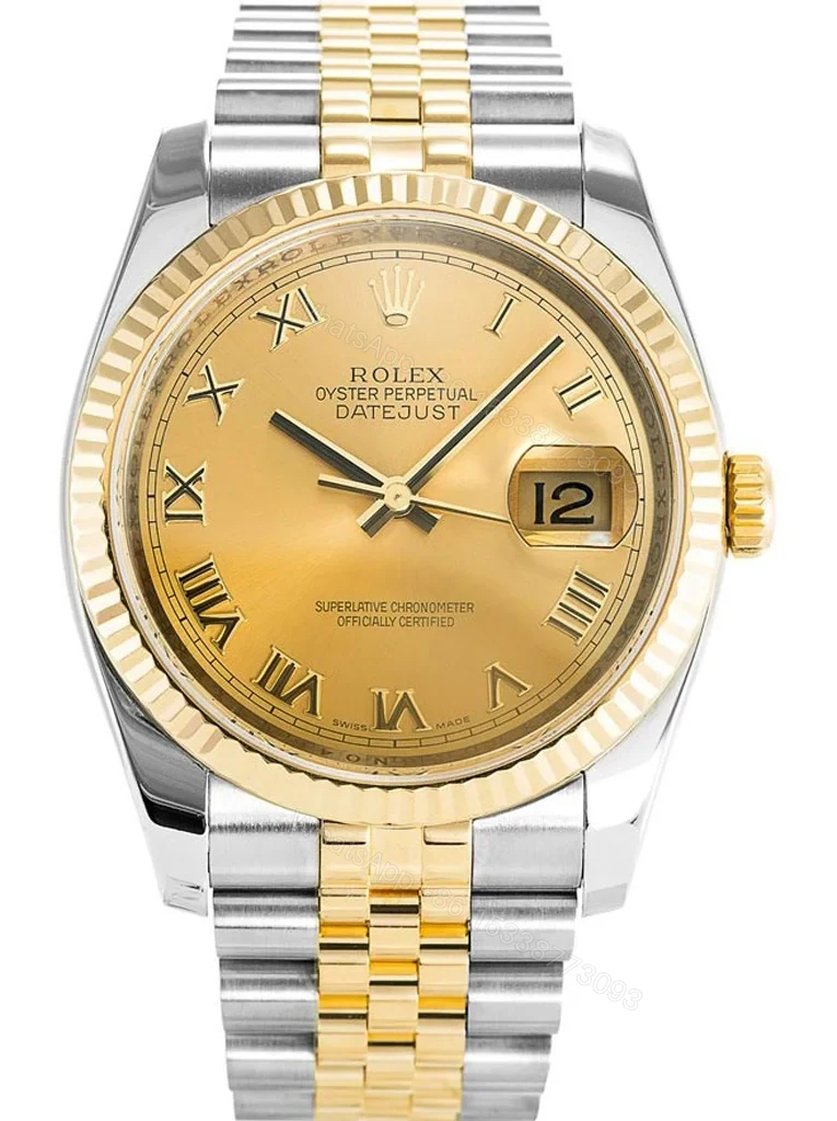 Replica Rolex Datejust Gold Dial 116233 36 mm — view 1