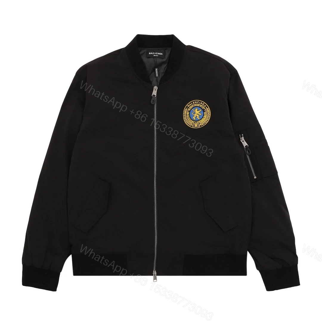 Balenciaga A貨飛行外套男款 經典徽章復古設計 — view 1