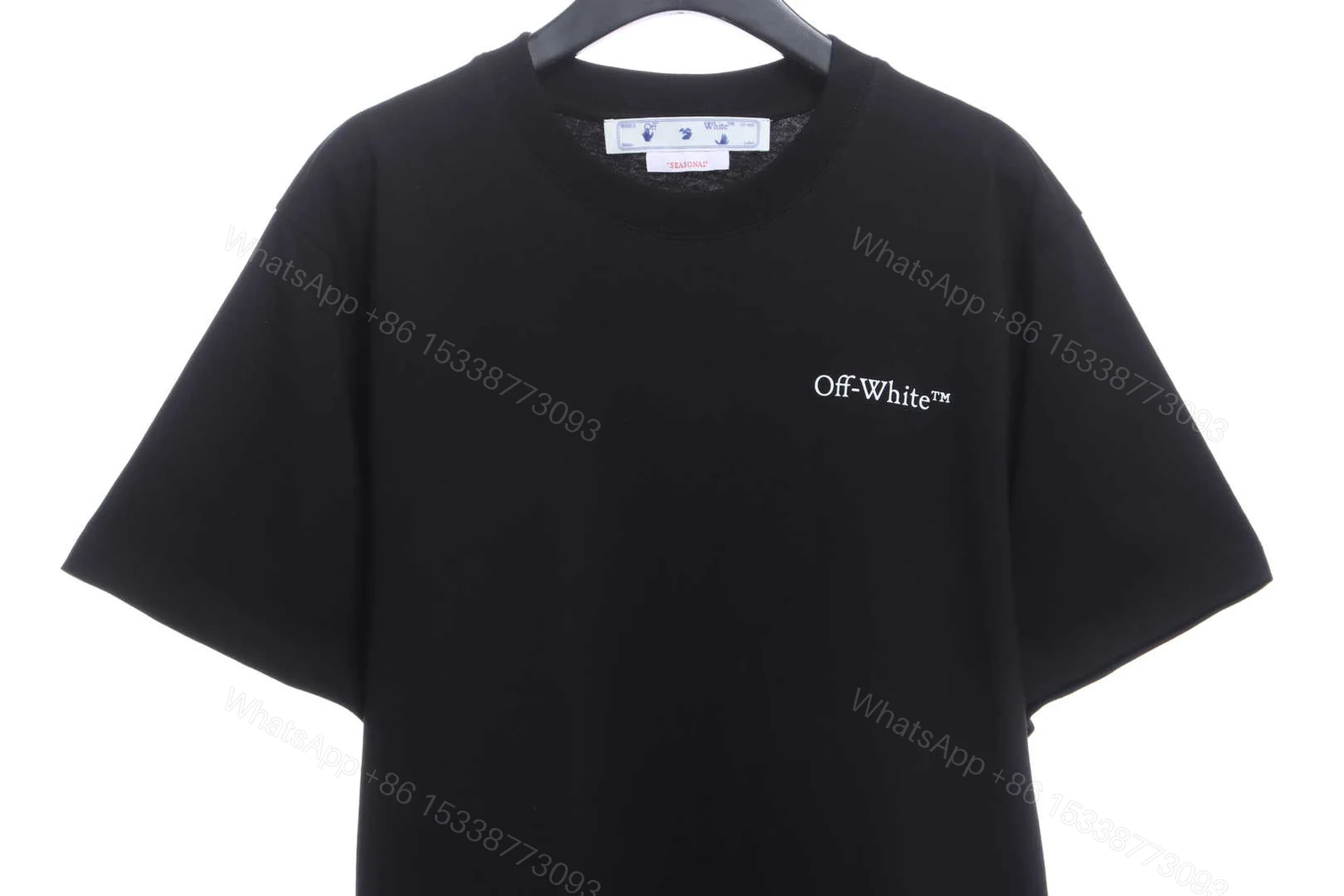 View 6 of Off-White Classical Religious Oil Painting T-Shirt