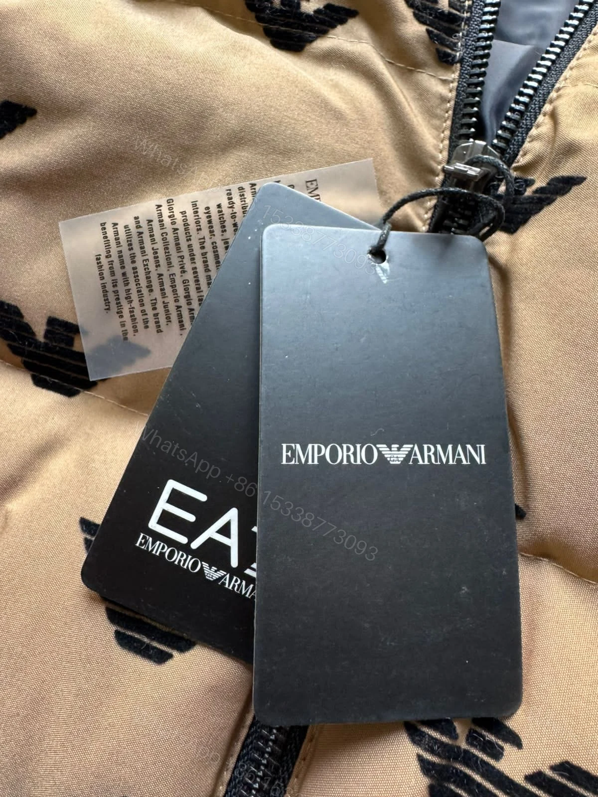 View 5 of First Copy Armani Imported Nylon Fabric Puffer Jackets for Men