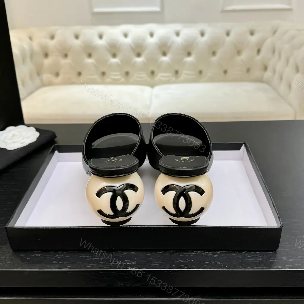 View 10 of Logo-Hardware Open-Toe Slide: Luxe Comfort, Bold Statement