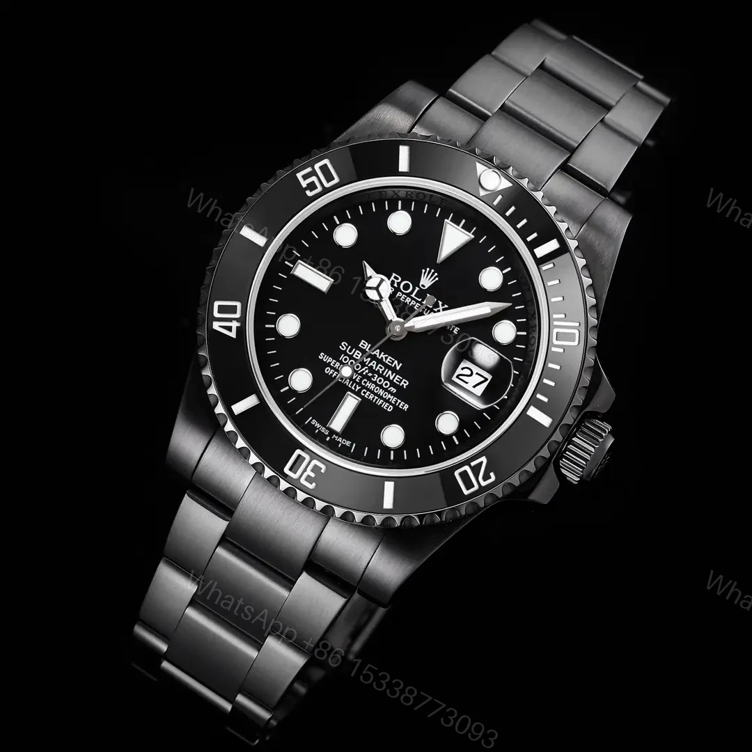 View 2 of BT Factory Clean Factory IPK Blaken Black Submariner Watch
