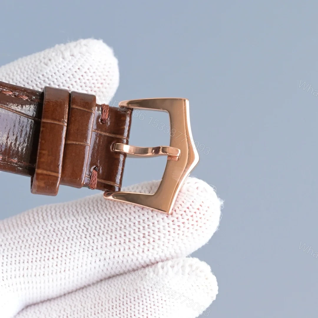 View 9 of Patek Philippe Calatrava Style Manual Winding Dress Watch Leather Strap Classic Edition PP-CALATRAVA-CLASSIC-MANUAL-WINDING-LEATHER-42H