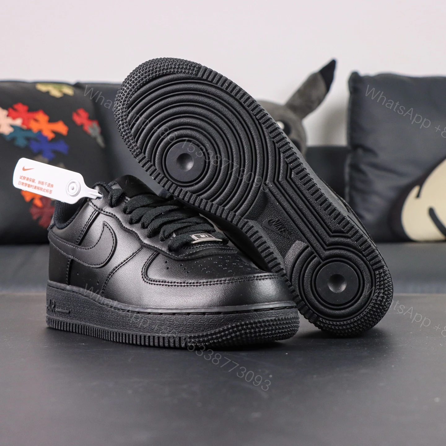 View 3 of Air Force 1 Low ’07 Black Reps