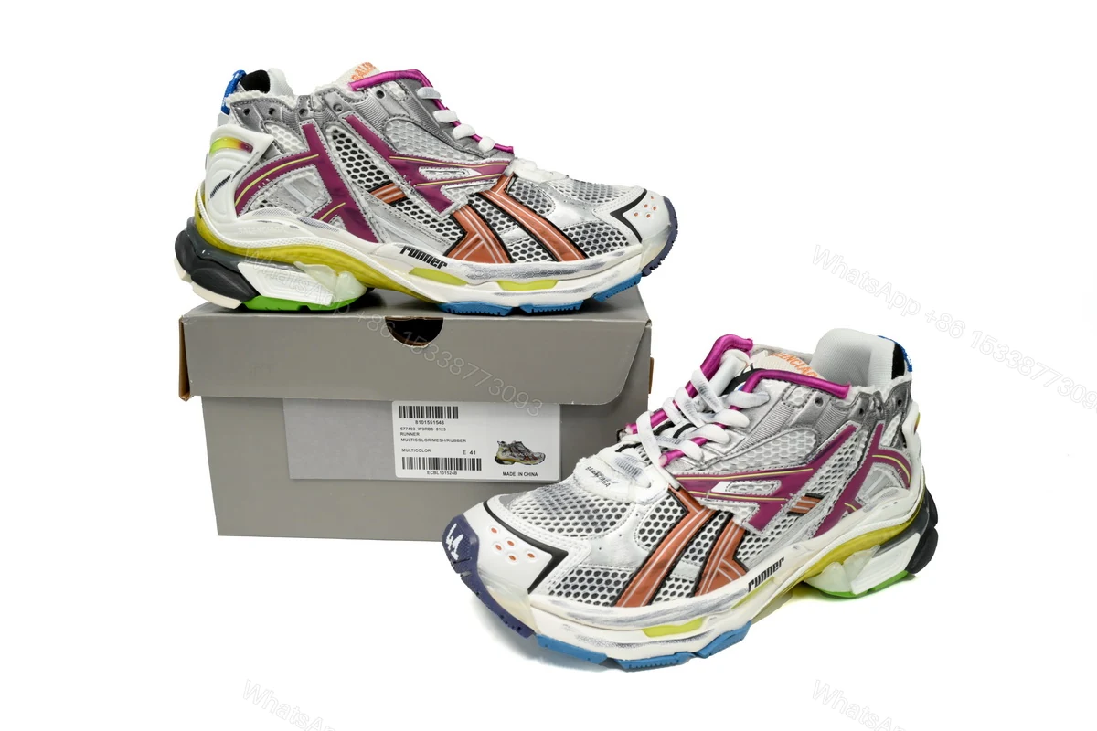 View 2 of Balenciaga Runner Silver Purple Reps