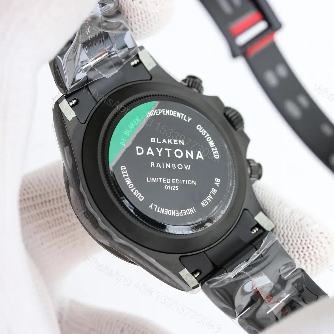 View 9 of Rolex Daytona Red Ferrari DLC Black Dial 40mm ROLEX-DAYTONA-RED-DLC-40