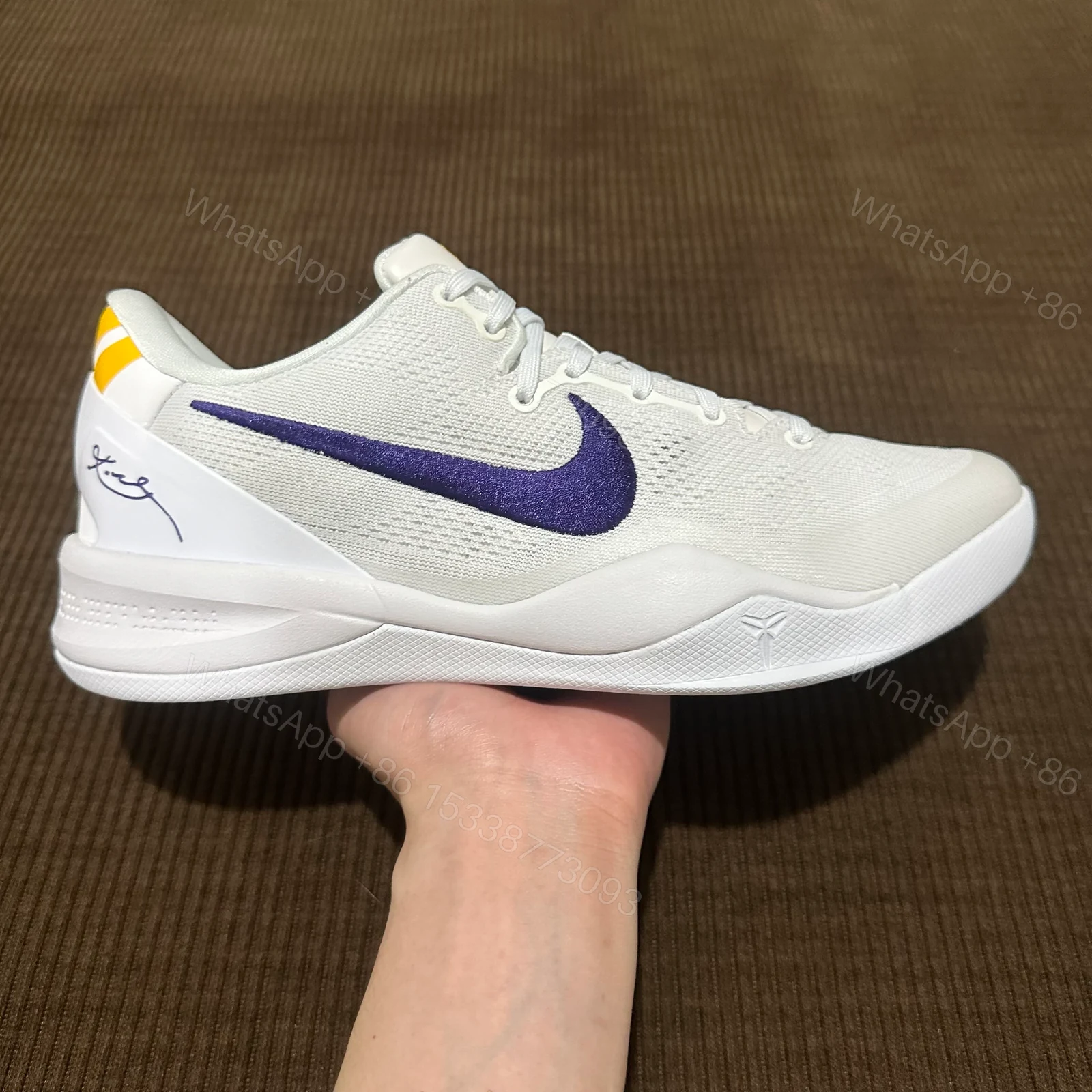 Nike Kobe 8 Protro Lakers Home — view 1