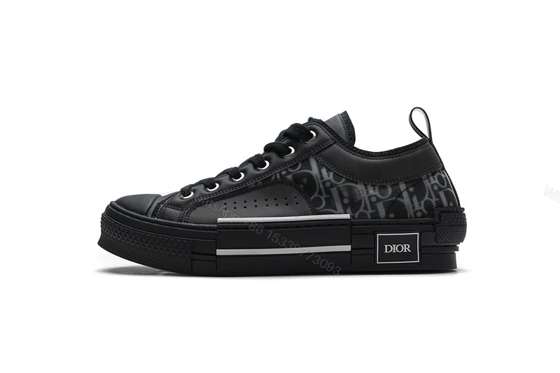 View 11 of Dior B23 HT Oblique Transparency Low H565 Black