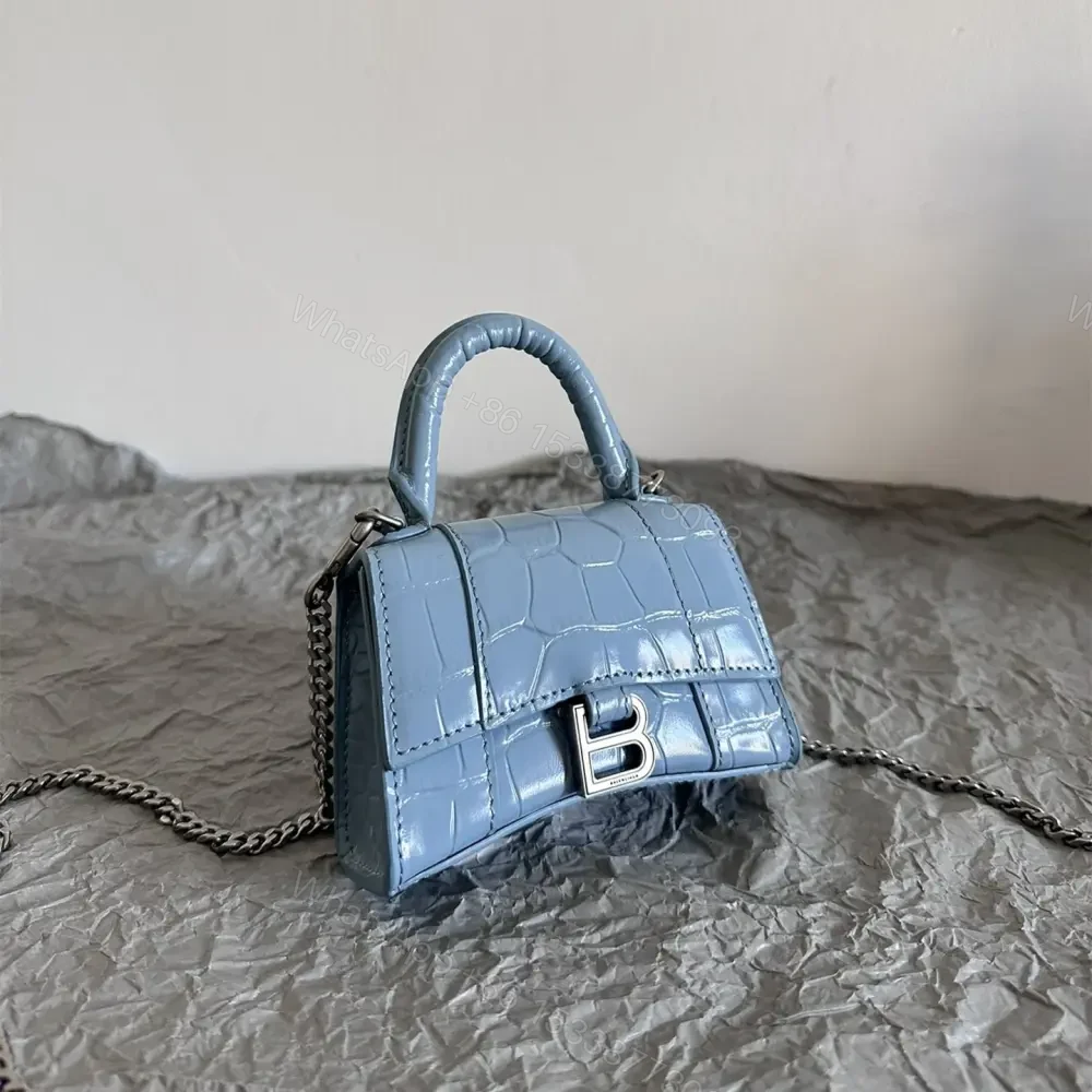 View 3 of 高仿Balenciaga*Nano系列迷你沙漏包藍色