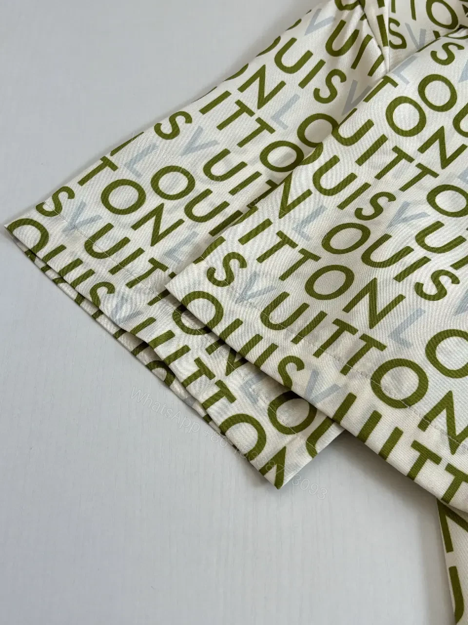 View 10 of Monogram Print Shirt Jacket: Lightweight, Polished, Versatile