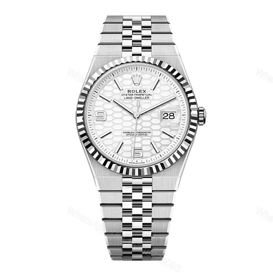Rolex Land-Dweller White Dial Replica — view 1