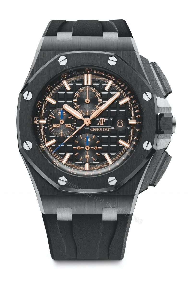 Replica Audemars Piguet Royal Oak Offshore Selfwinding Chronograph Black 26405CE.OO.A002CA.02 — view 1