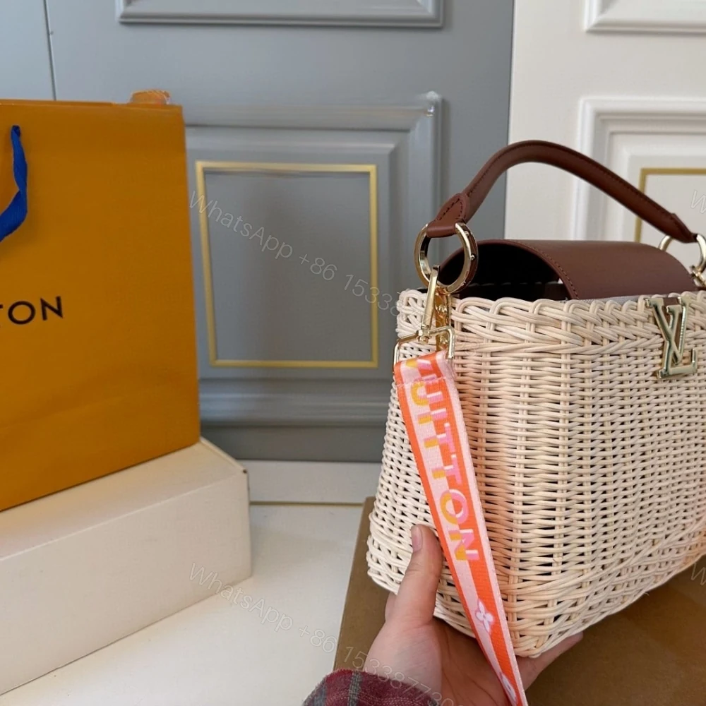 View 3 of Louis Vuitton Capucines BB Tan Brown 26Cm M11617