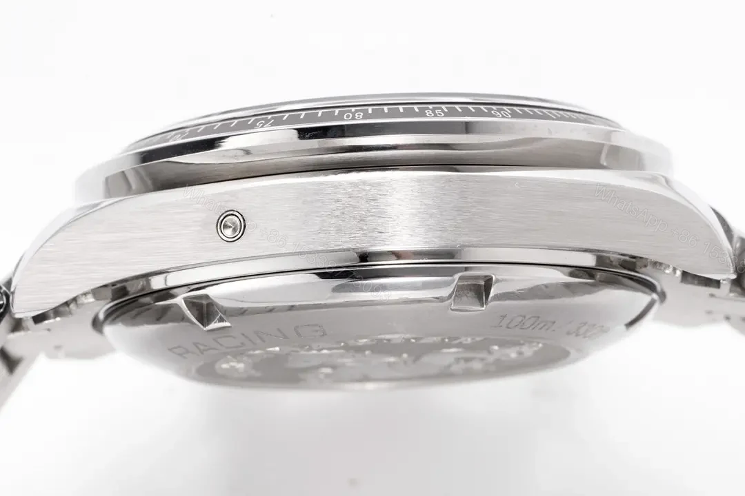 View 7 of Omega Speedmaster 326.32.40.50.06.001 Black and White Chronograph Stainless Steel Watch