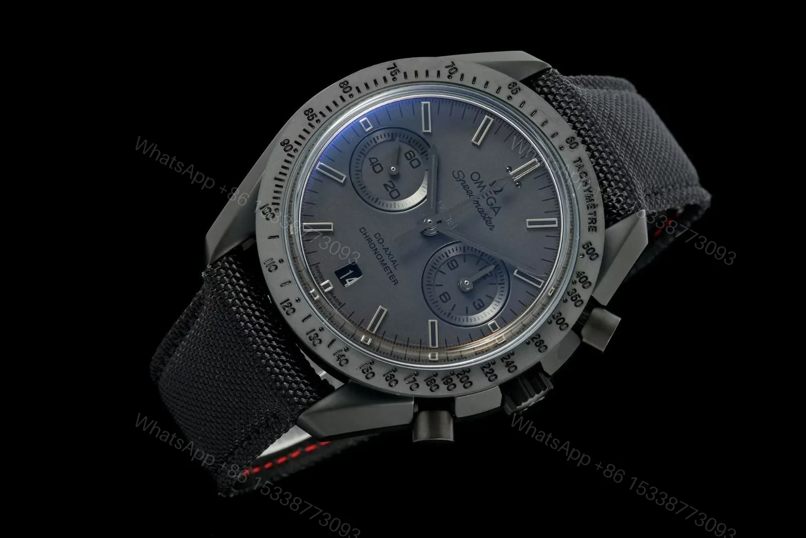 View 3 of Omega Speedmaster Moonwatch Co-Axial Dark Side of the Moon Black Black 311.92.44.51.01.005