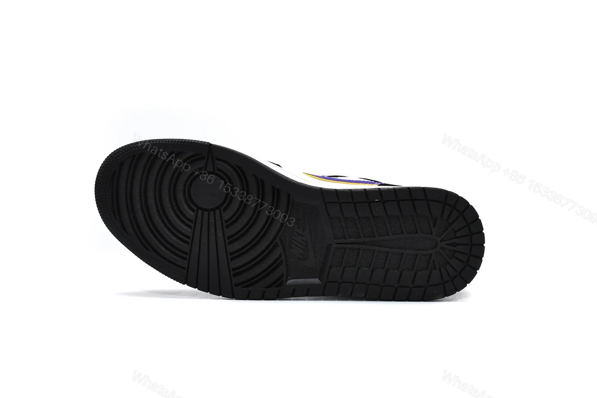 View 3 of Air Jordan 1 Mid Lakers Top 3 852542-005