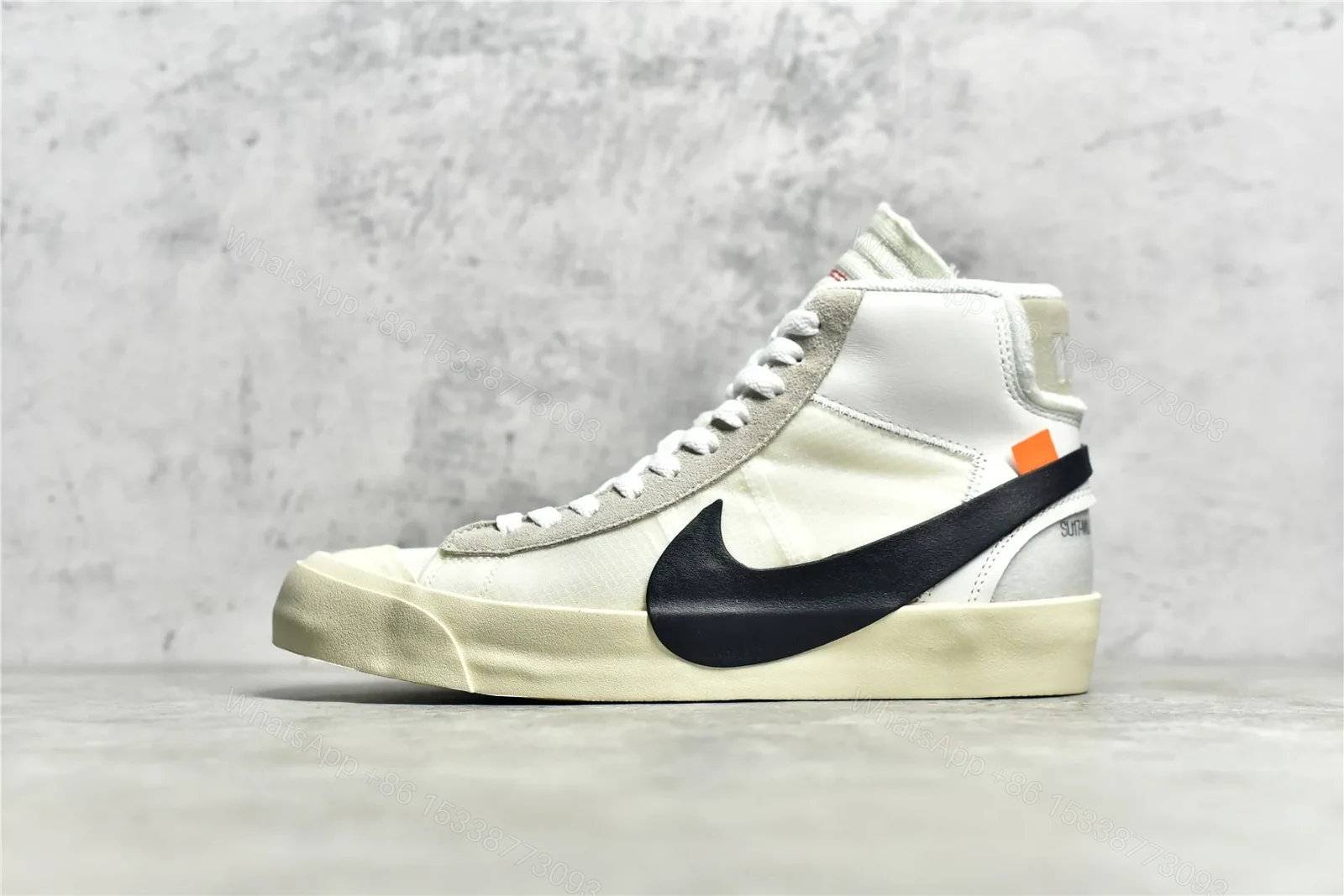 OFF WHITE NIKE BLAZER MID “The Ten” — view 1