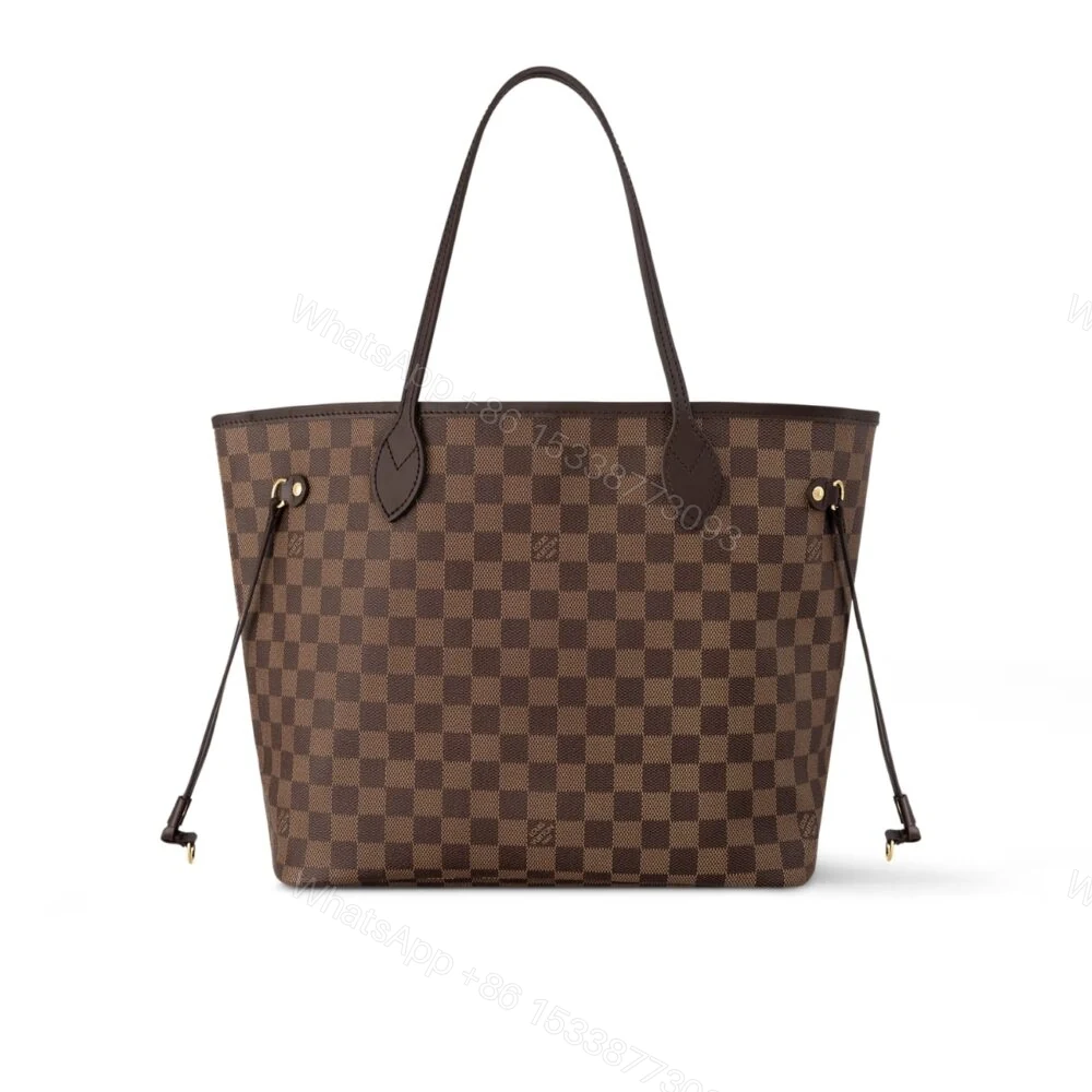 Louis Vuitton Neverfull MM Damier Ebene Cerise Red And Brown 32Cm N40599 — view 1