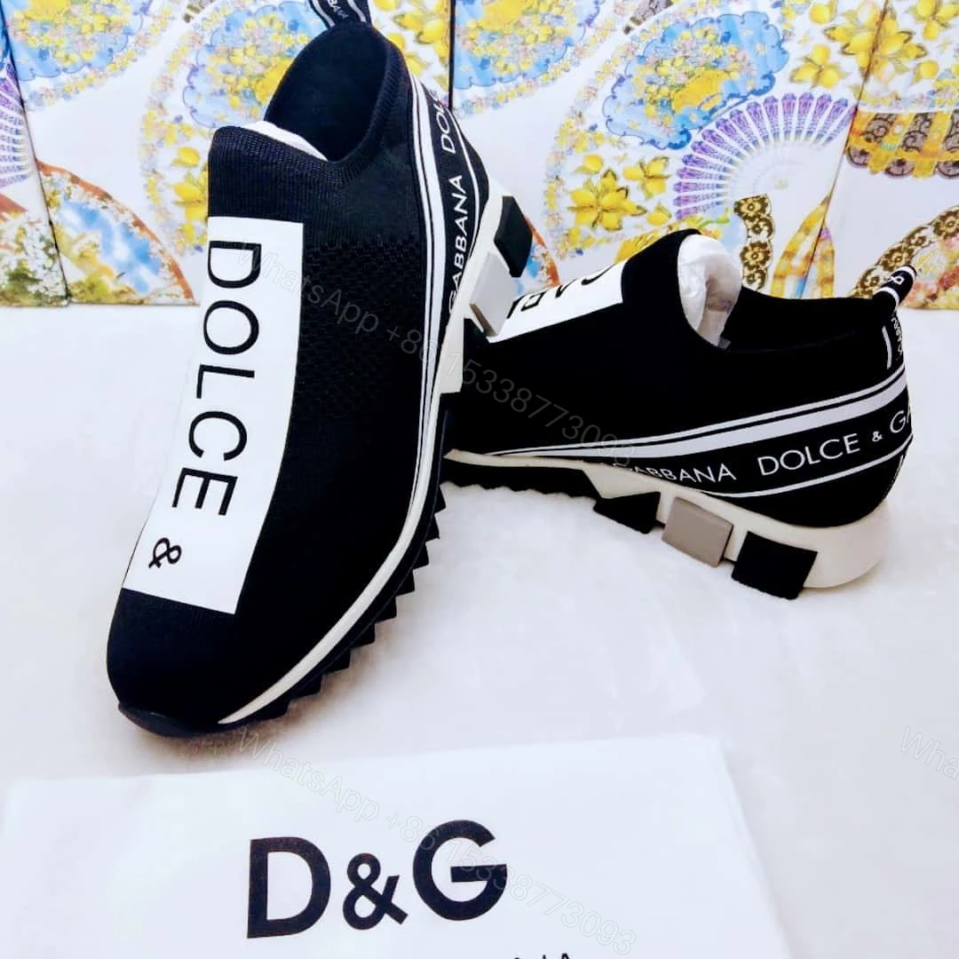 View 3 of DOLCE & GABBANA STRETCH MESH SORRENTO SNEAKERS WITH LOGO – DG46