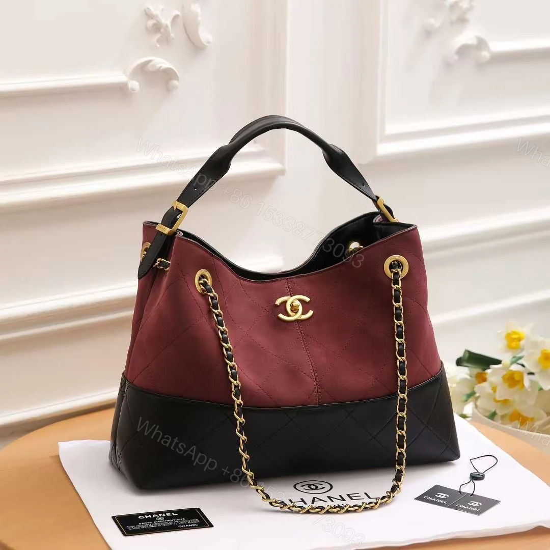 First Copy Chanel 25 S Suede Hobo Bag — view 1