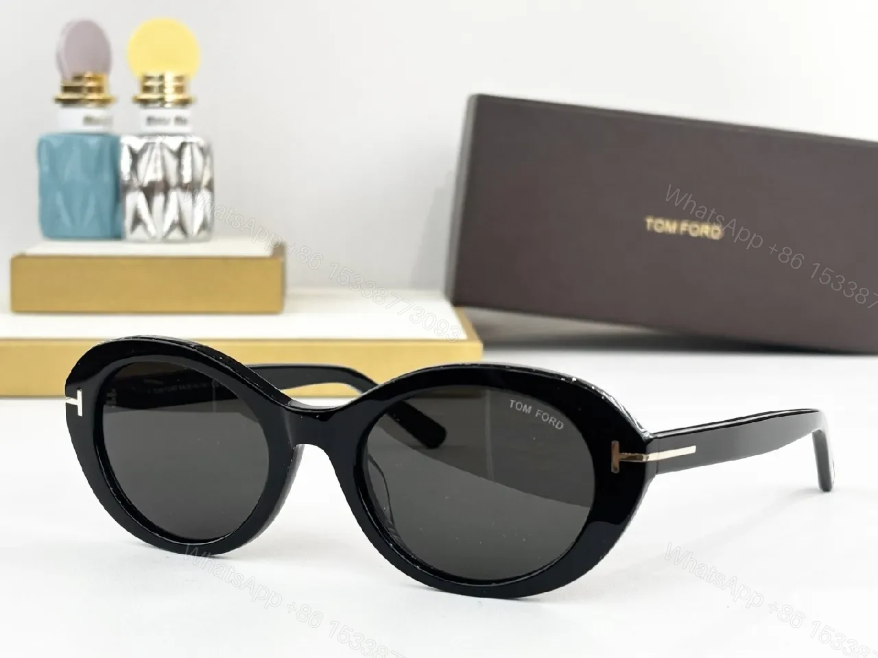 View 9 of Soft Rose Sunglasses: Gradient Lenses, Oversized Cat-Eye Style