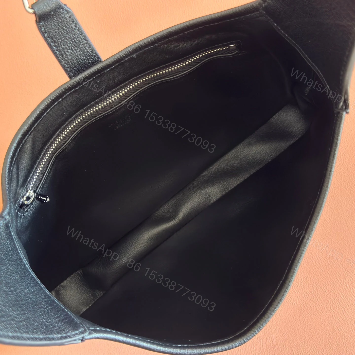 View 8 of GUCCI 26S JACKIE SLIM SHOULDER BAG 28 IN BLACK CALFSKIN