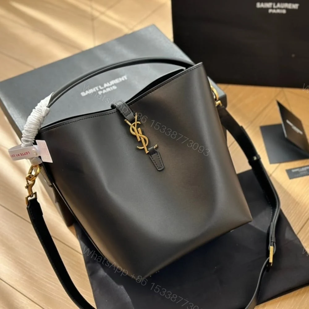 View 2 of Saint Laurent Le 37 In Shiny Black 25Cm 7428282R20W1000
