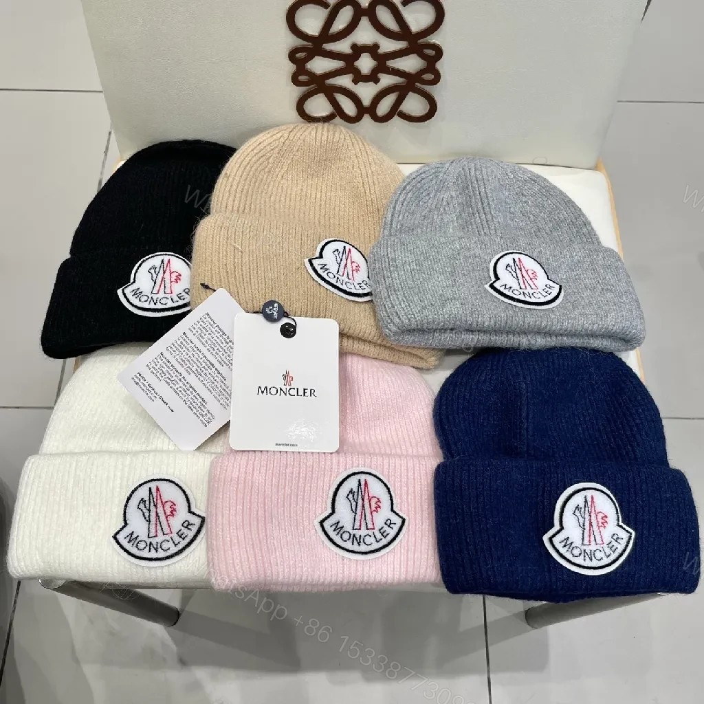 View 9 of Monochrome Knit Beanie: Luxe Logo Warmth, Folded Cuff