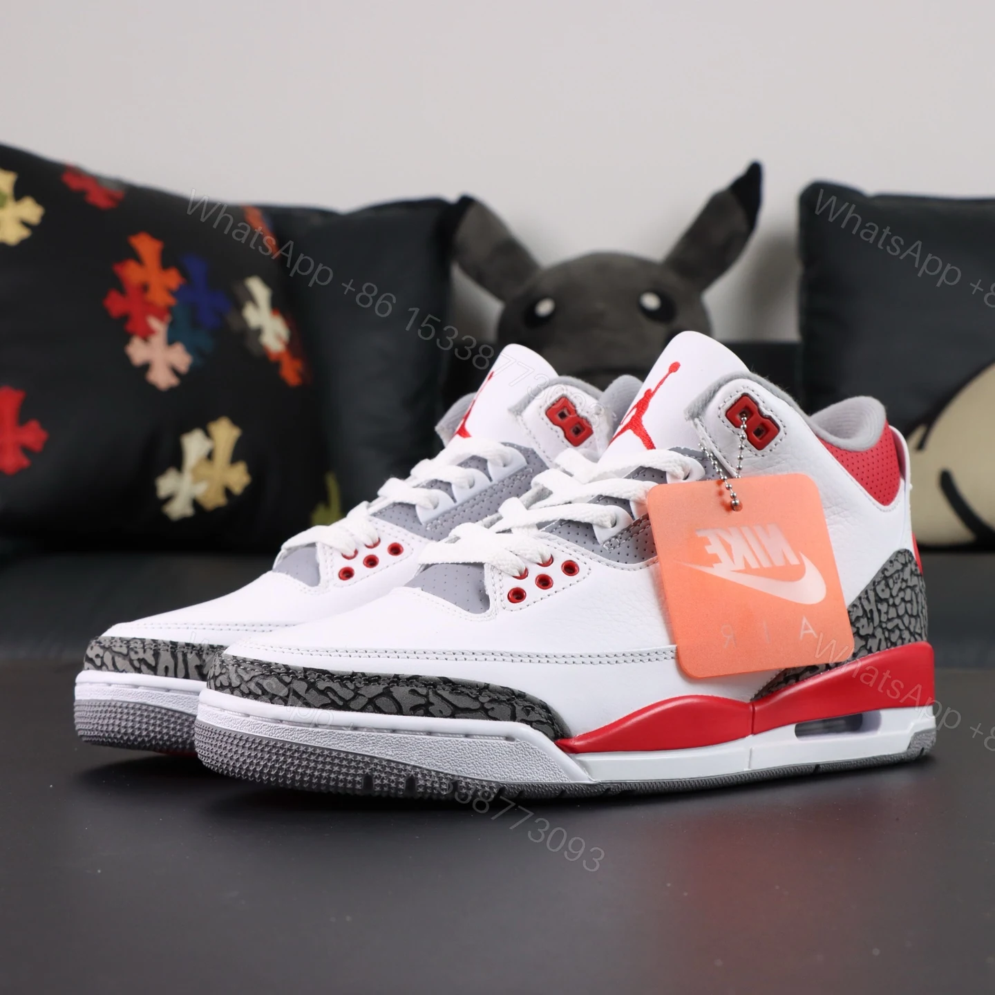View 8 of Air Jordan 3 Fire Red 2022