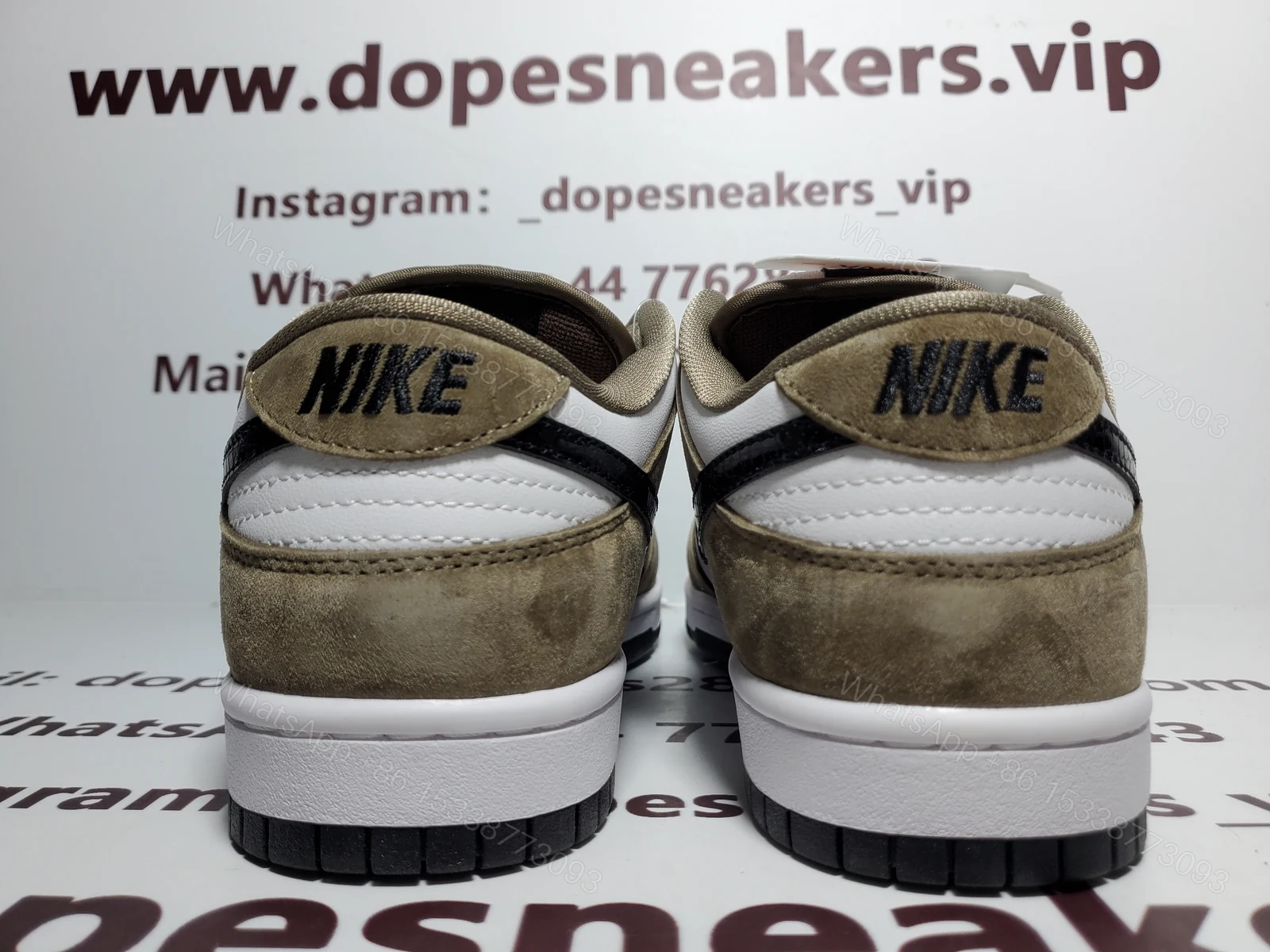 View 6 of Nike SB Dunk Low Trail White Brown 304292-102