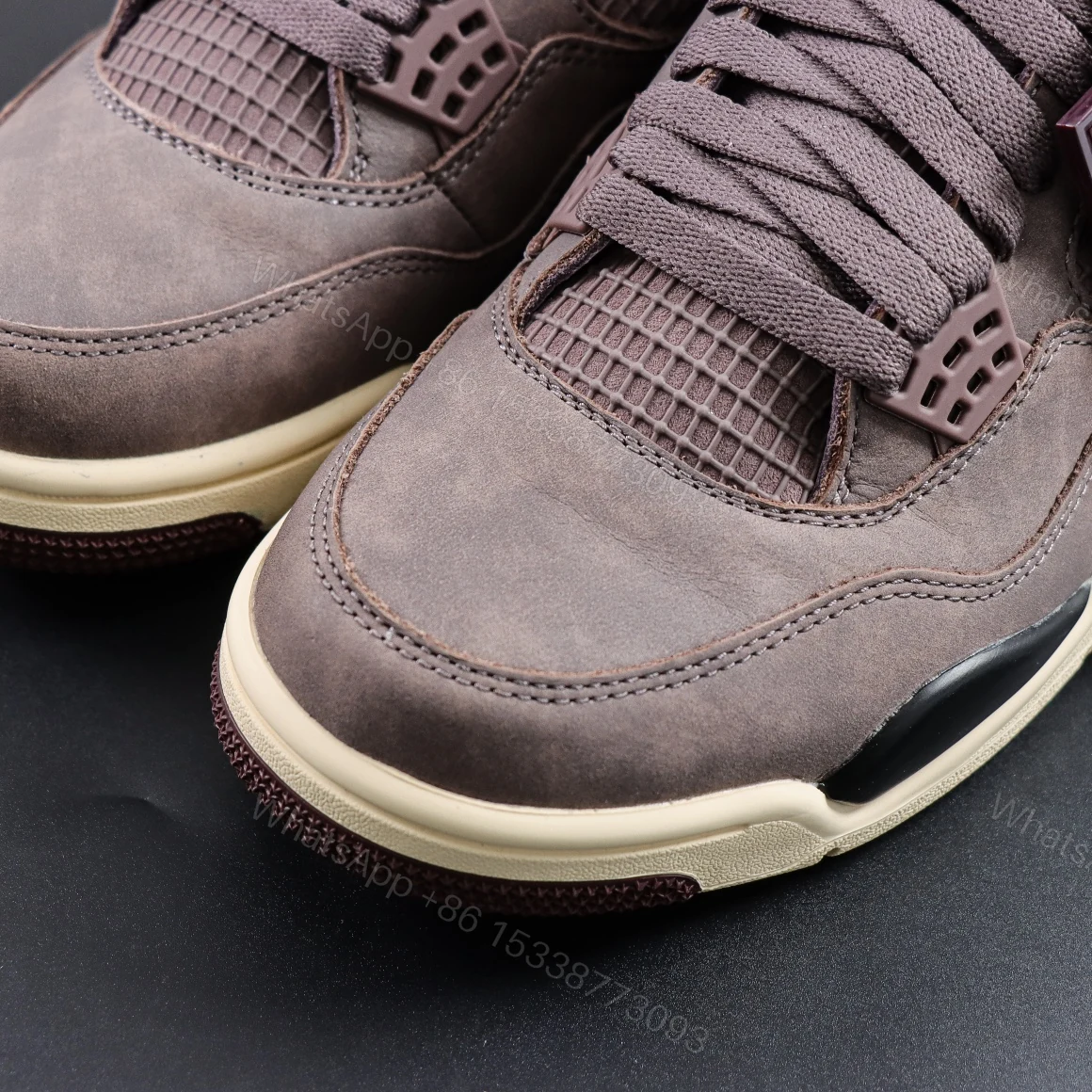 View 5 of Air Jordan 4 Retro x A Ma Maniére “Violet Ore” Reps