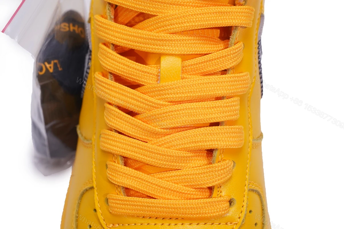 View 5 of Off-White x Nike Air Force 1 Low University Gold DD1876-700