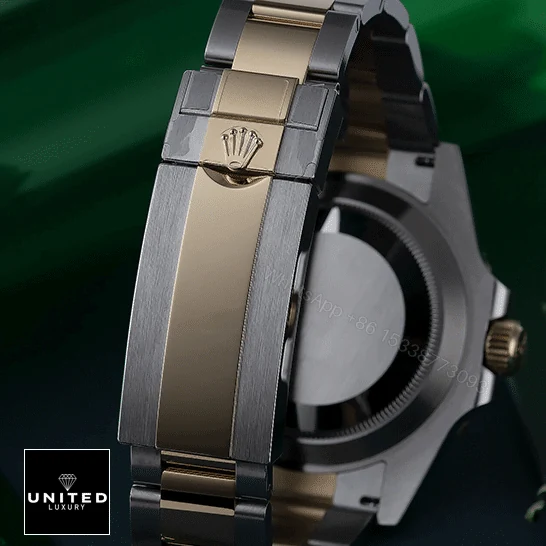 View 7 of Rolex Submariner Date Two Tone Blue Dial 16613 Replica